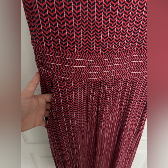 Boden Amelie dress navy and red 6R - Picture 2 of 4